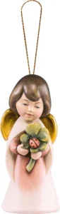 Dreaming Angel with Four-leaf Clover for Hanging
