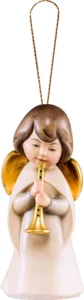 Dreaming Angel with Trumpet for Hanging
