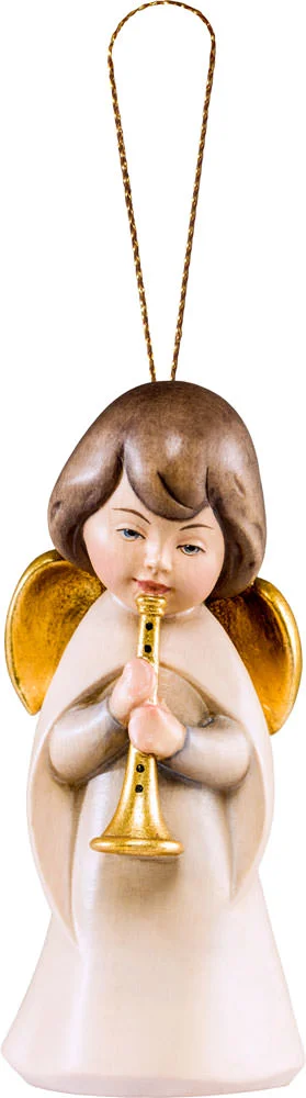 Angel Soñador con trompeta para colgar