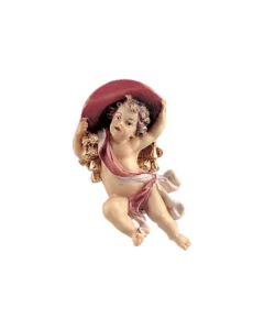 Cardinal angel looking right (Rustic Nativity)