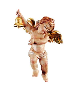 Angel with little bell (Rustic Nativity)
