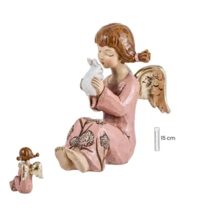 Angel with rabbit