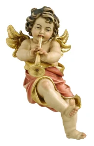 Angel with trumpet, for hanging
