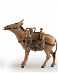 Donkey with water and bread load (Venetian Nativity)