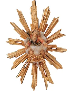 Aureola con Dios Padre y Espiritu Santo