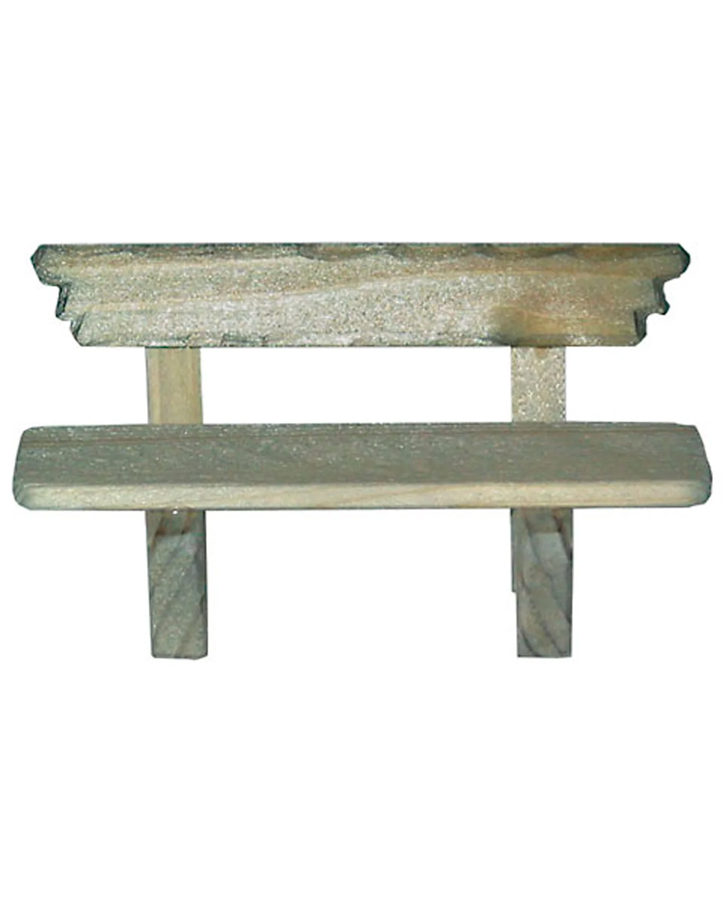 Banco de madera con respaldo (Nacimiento Rustico)