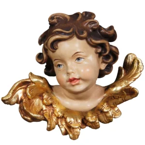 Cherub head, right