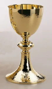 Chalice chiselled.