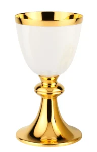 Cáliz esmaltado.