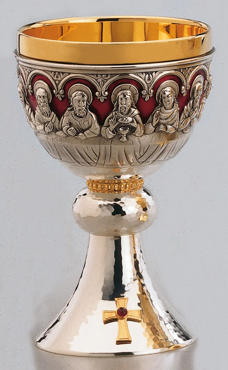 Chalice & Paten Last Supper (Romanesque)