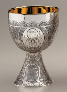 Cáliz y patena Evangelistas (Romanico)