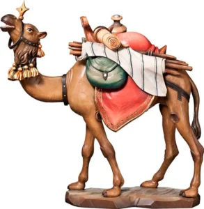 Camello con equipaje (con base)