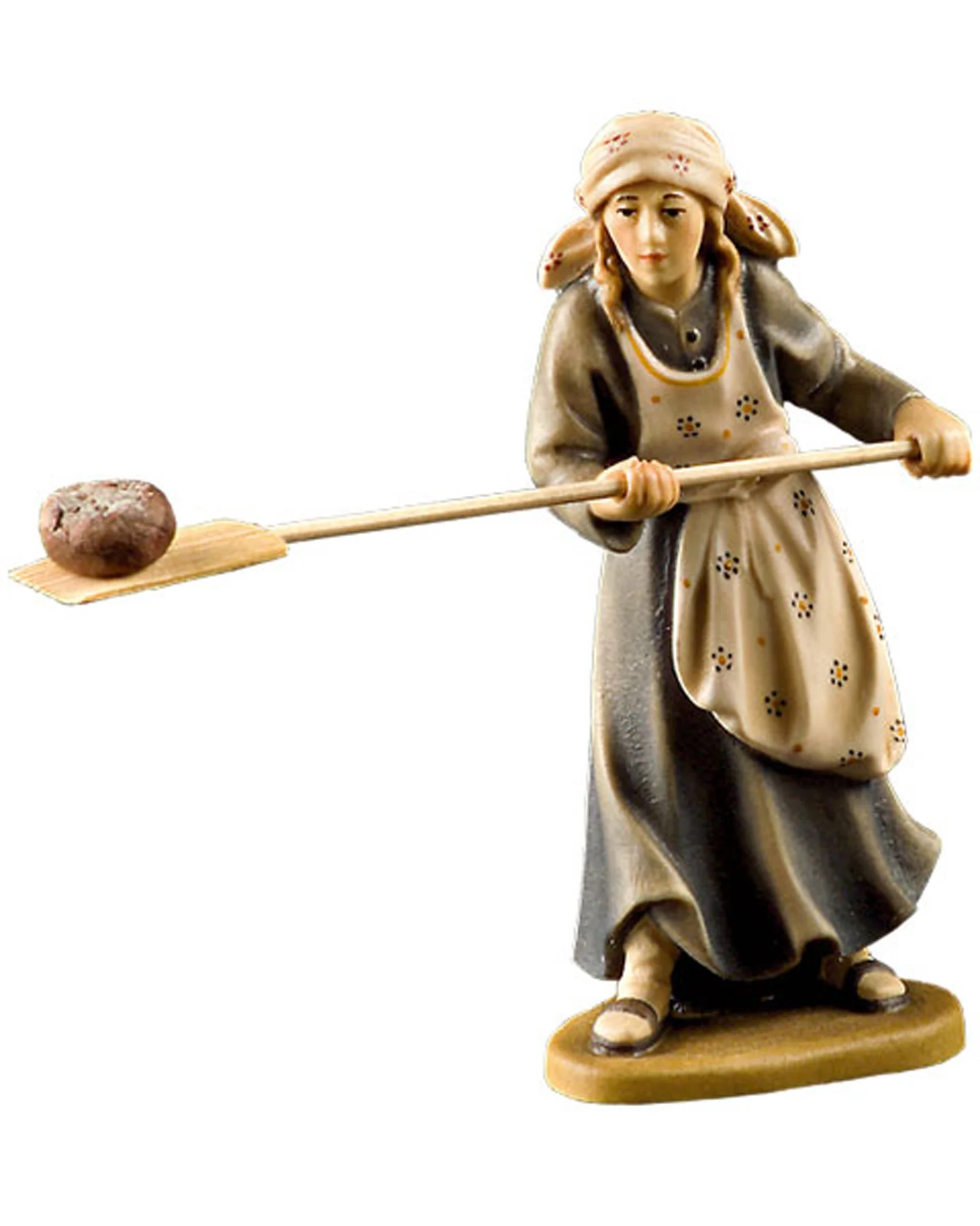 Campesina con pala de horno (Nacimiento Rustico)