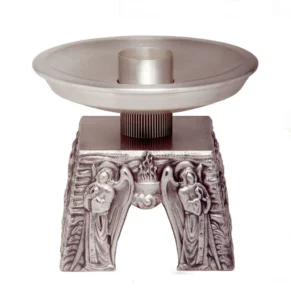 Engraved candlestick