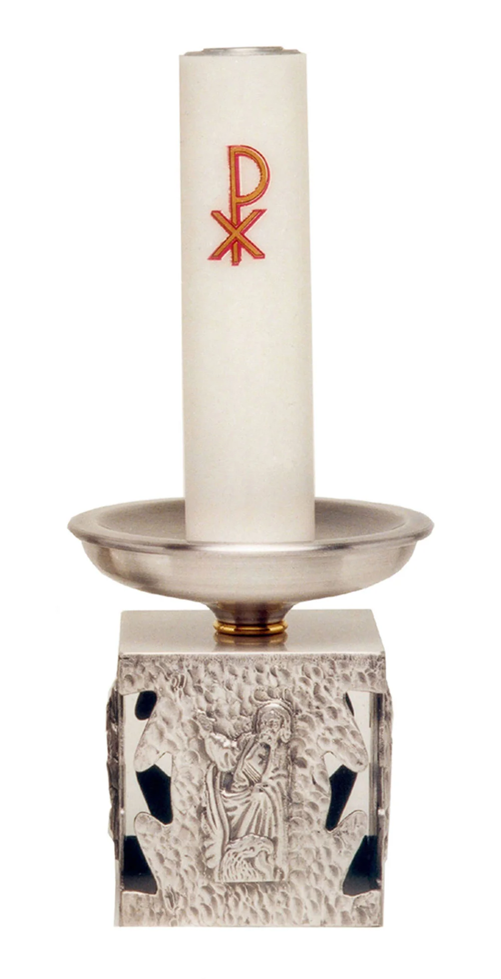 Engraved candlestick