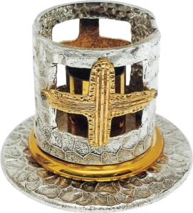 Liturgical candlestick Cross