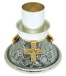 Liturgical candlestick Cross