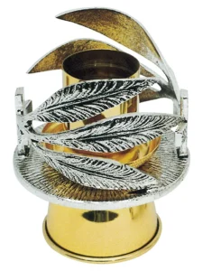 Liturgical candlestick Leafs