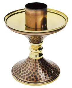 Liturgical candlestick engraving