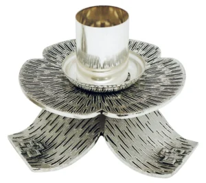 Liturgical candlestick engraving