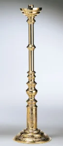 Candelero de pie. Baño de plata