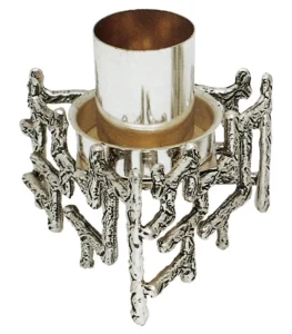 Liturgical candlestick die-cut