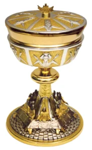 Ciborium chiselled