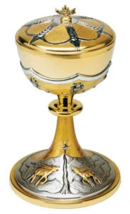 Ciborium chiselled