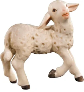 Corderito levantando la cabeza