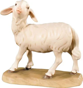 Corderito mirando arriba (con base)