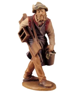 Man chopping cabbages (Rustic Nativity)