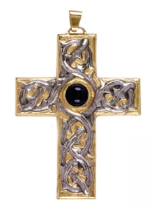 Pectoral Cross with stones.