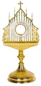 Monstrance chiselled