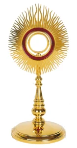 Monstrance chiselled
