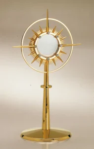 Monstrance chiselled