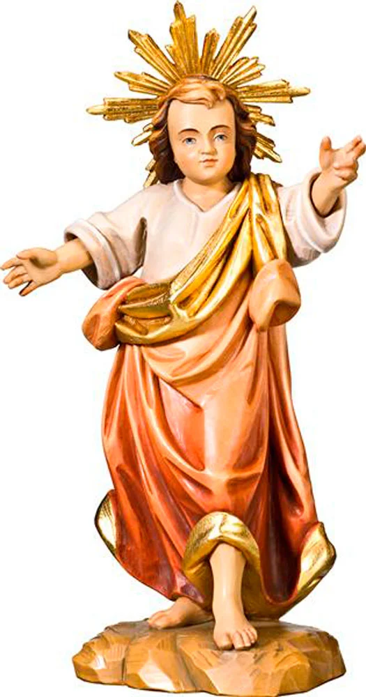 Jesus as boy with aureole