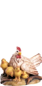 Hen with chicks (Alpes Nativity)