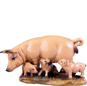 Group of pigs (Alpes Nativity)