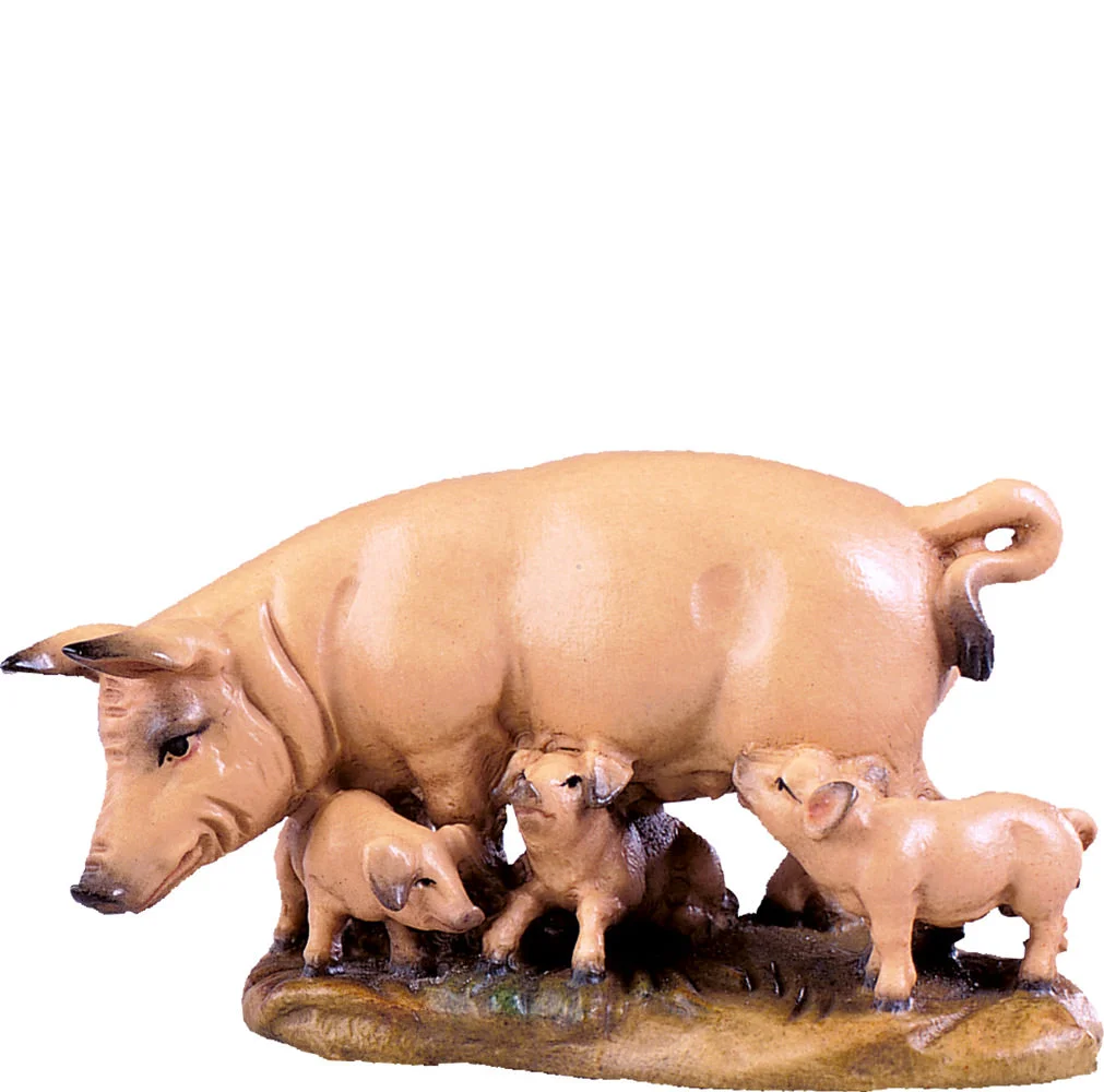 Group of pigs (Alpes Nativity)