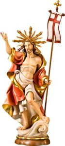 Jesús Resucitado con aureola