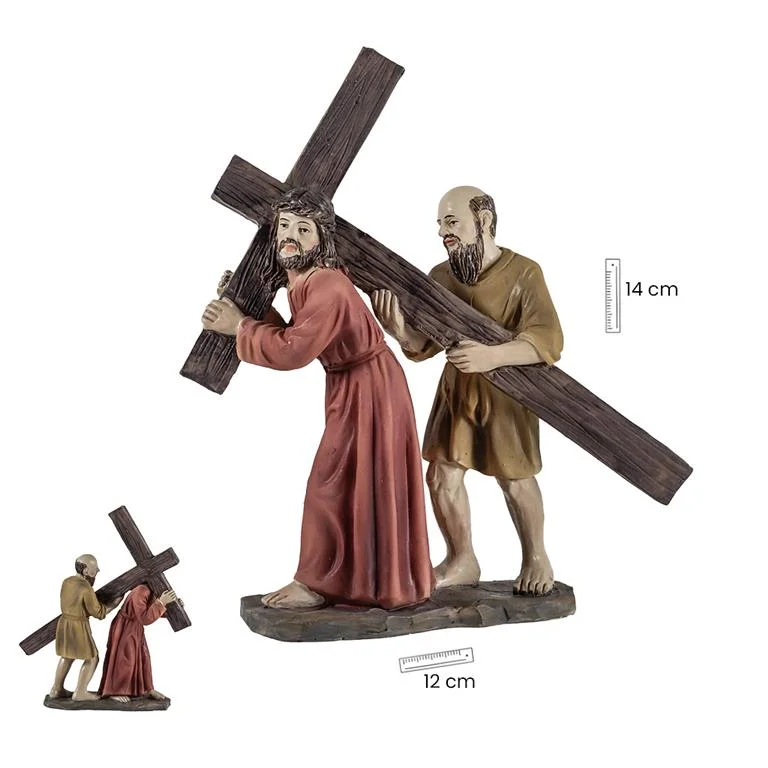 Jesus con el Cirineo