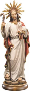 Jesus the Good Shepherd with aureole