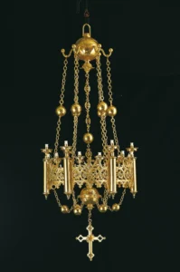 Lampara catedralicia de 1 cuerpo