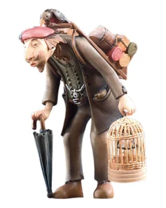 Mercader con jaula de pajaro (Nacimiento Kastlunger)