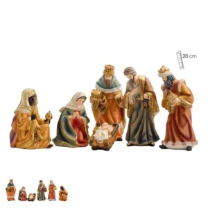 Nativity with Three Wise Men. 20 cm.