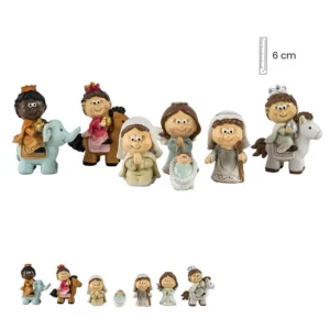Children’s nativity, 7 pieces