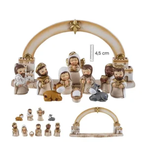 Children’s nativity, 9 pieces