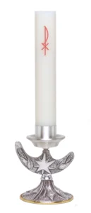 Modern arm candlestick