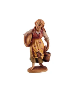 Girl with bread and pail (Rupert Nativity)