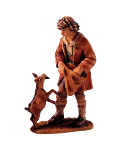 Shepherd with kid (Rustic Nativity)